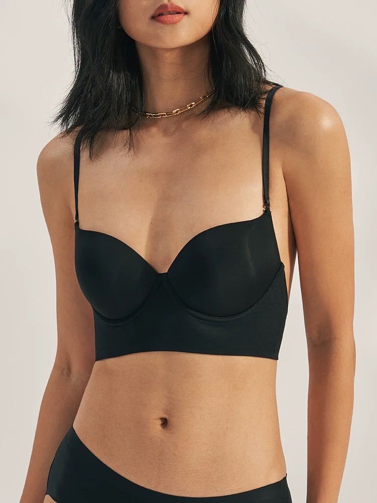  Women's Seamless Vest Comfortable Push-up Side-gathering Bra-SLIQIA