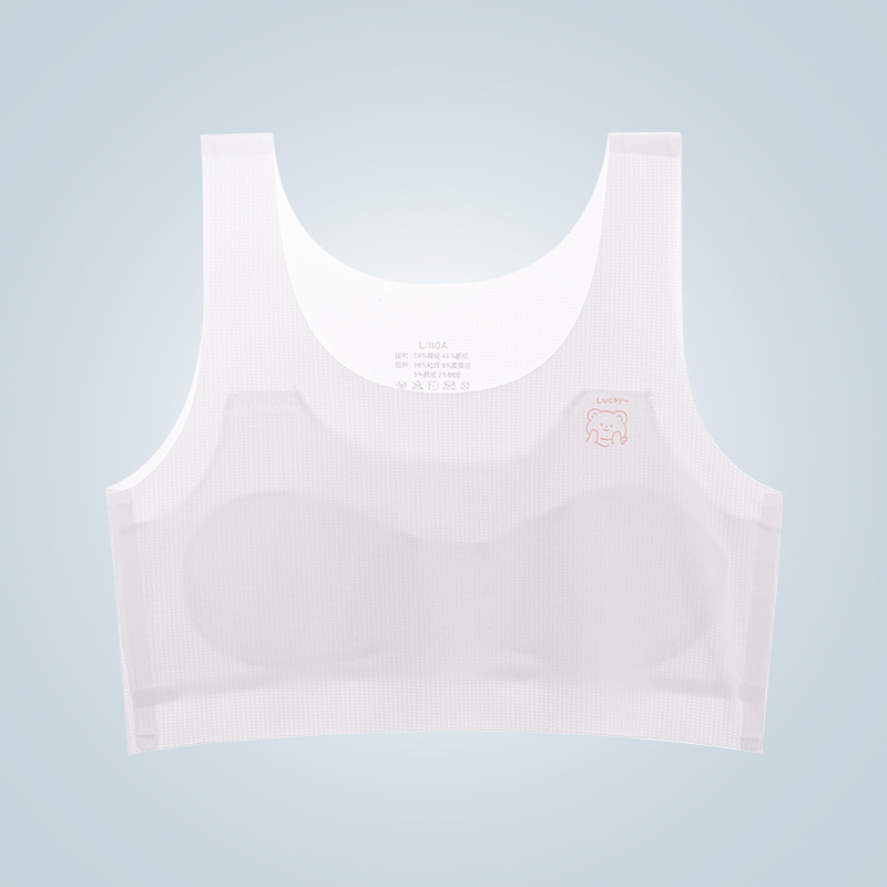 Girls' Underwear Developmental Period Summer Thin Elementary School Students' Vest Children's Junior High School Students' Bra -SLIQIA
