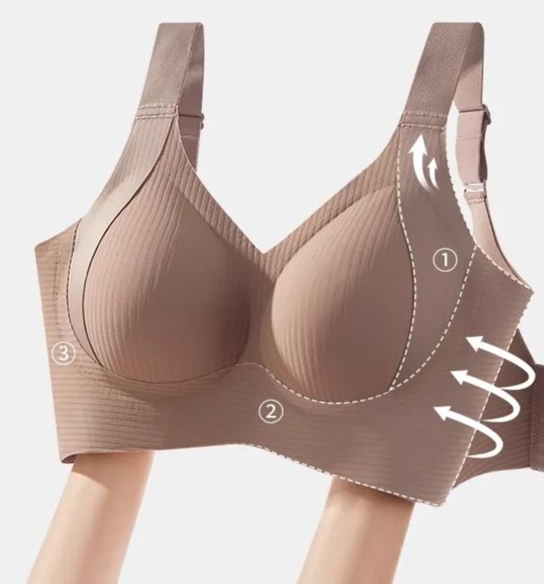 High-Quality Full-Cup Plus Size Seamless Bra for Women with Large Bust Push-Up Bra