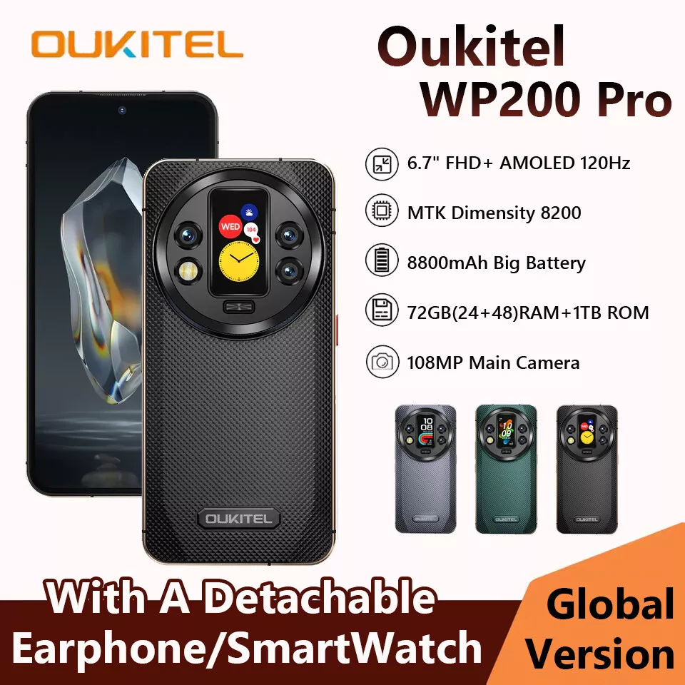 📱 Oukitel WP200 Pro💪The King of Hardcore Outdoor Recreation
