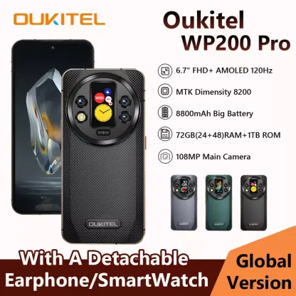 📱 Oukitel WP200 Pro💪The King of Hardcore Outdoor Recreation