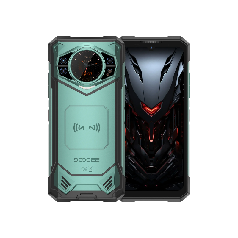 DOOGEE S200X 1.32-inch rear AMOLED display, up to 32 GB RAM + 512 GB storage