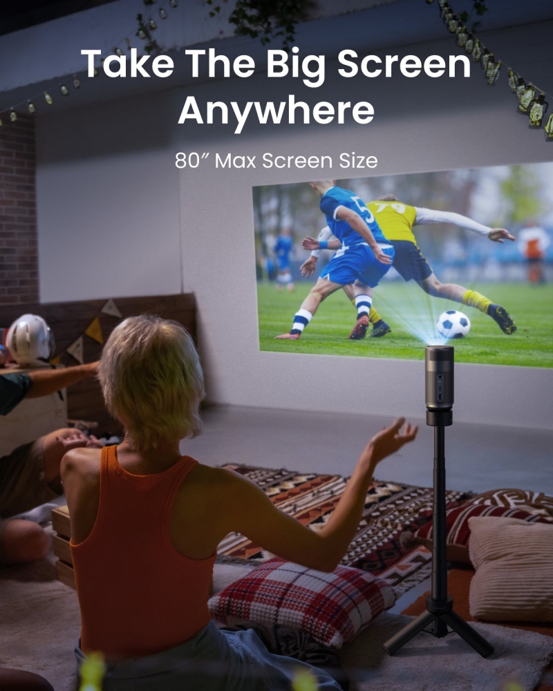 NEBULA Capsule Air Google TV Projector Portable 2H Play Officially Licensed NFLX