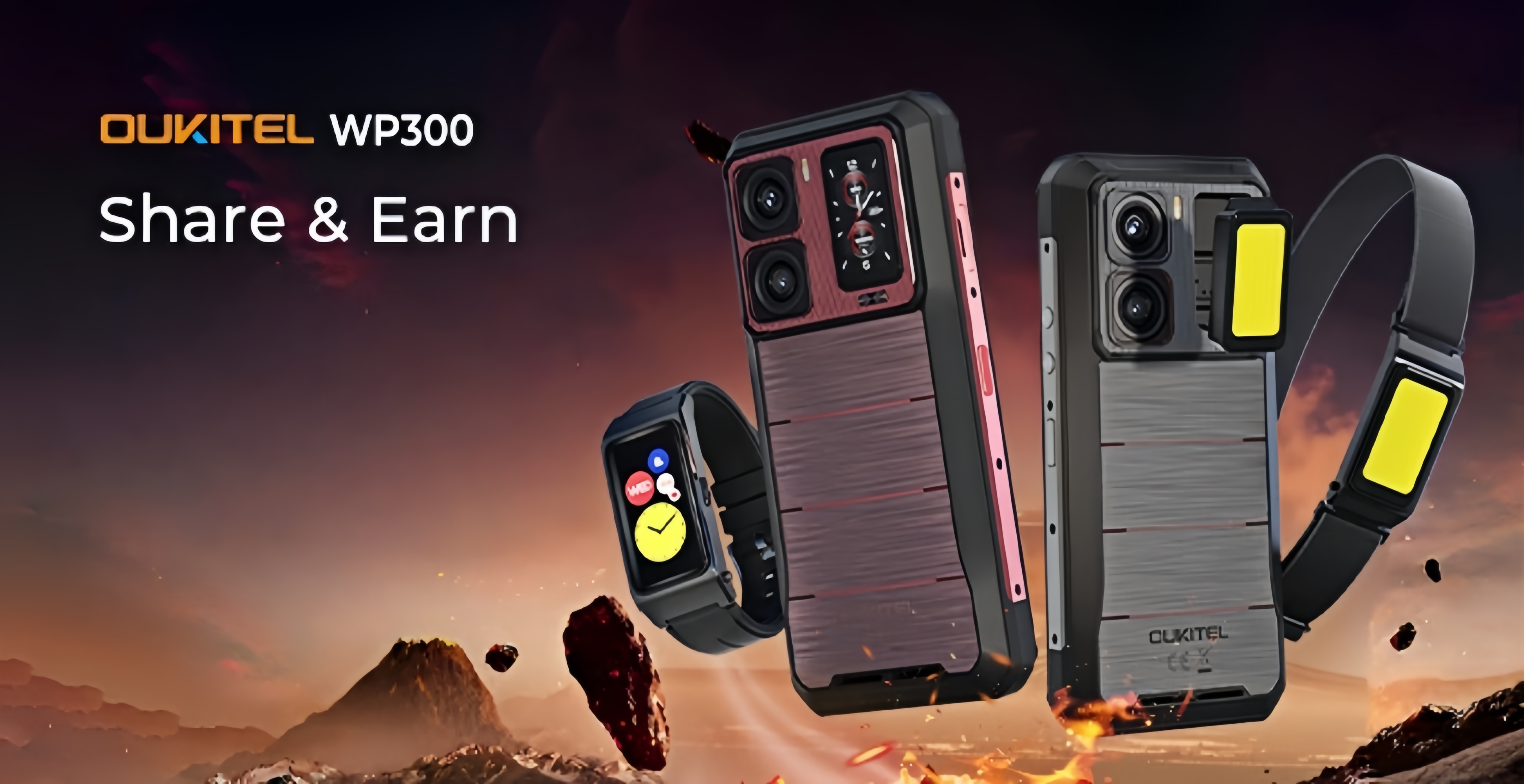Oukitel WP300 Industrial-strength modular phone
