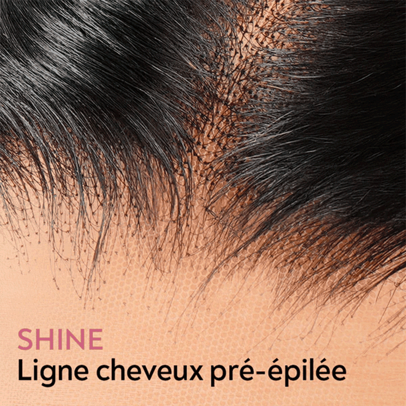 Pre-plucked 13x4 Glueless Layered Cut Natural Color Bob Wig Glueless Wavy