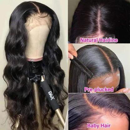 4x4 Lace Closure Wig Human Hair Brazilian Body Wave Lace Wigs for Women Human Hair Wigs