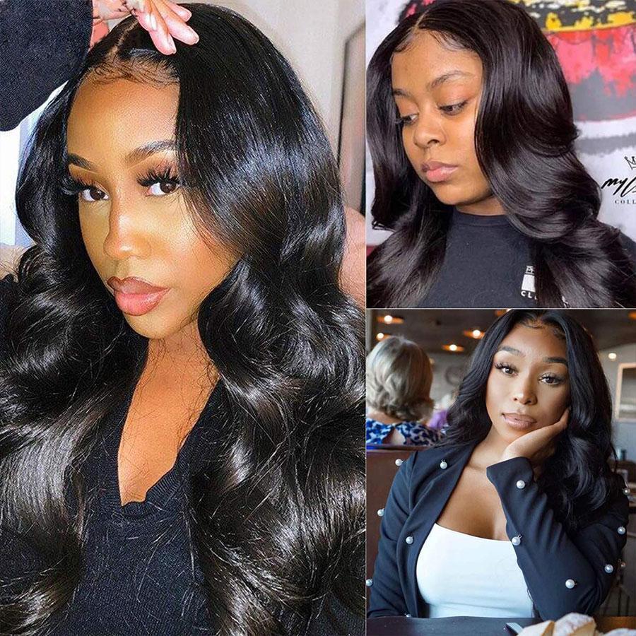 4x4 Lace Closure Wig Human Hair Brazilian Body Wave Lace Wigs for Women Human Hair Wigs