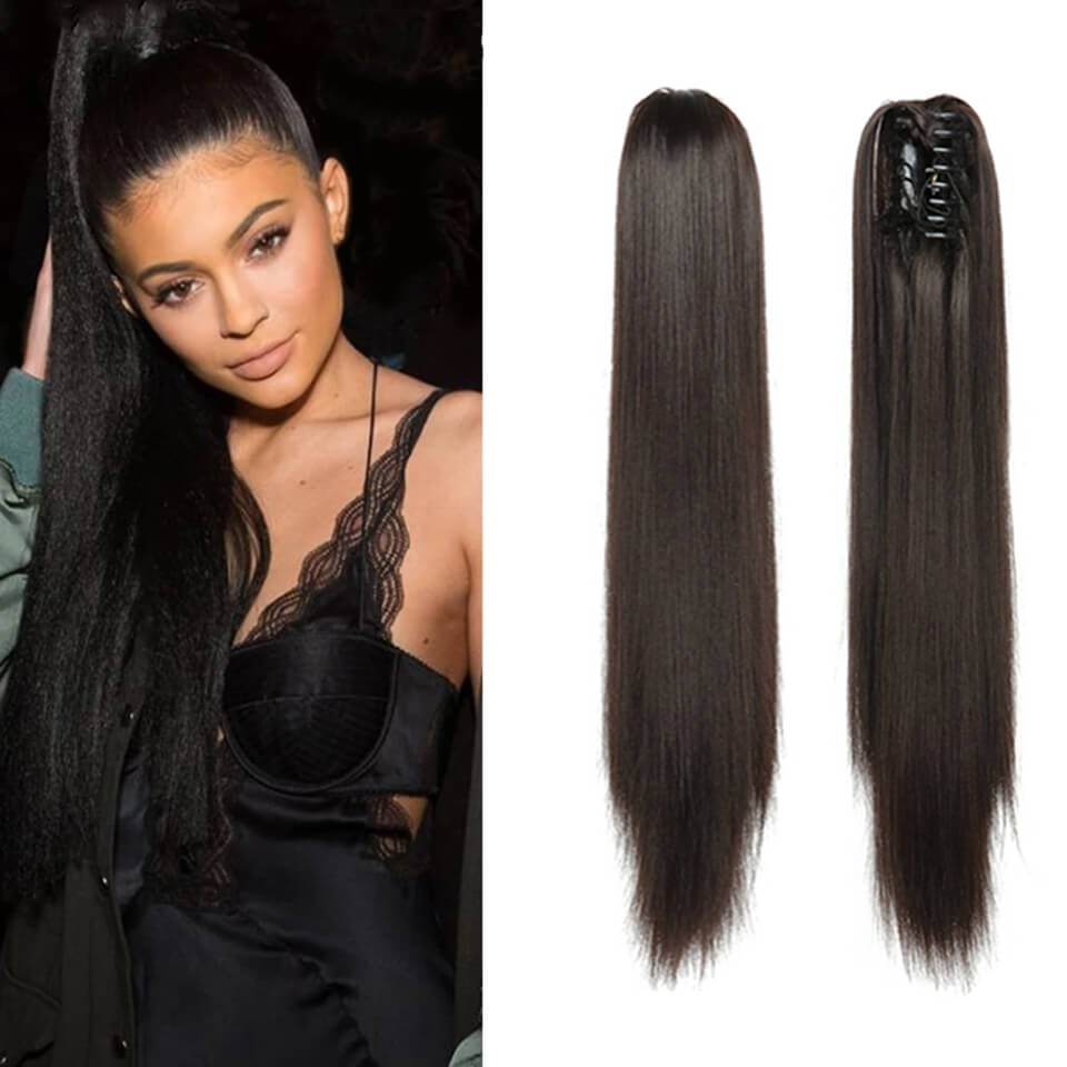 WIGARI Straight Claw Ponytail For Women Extension