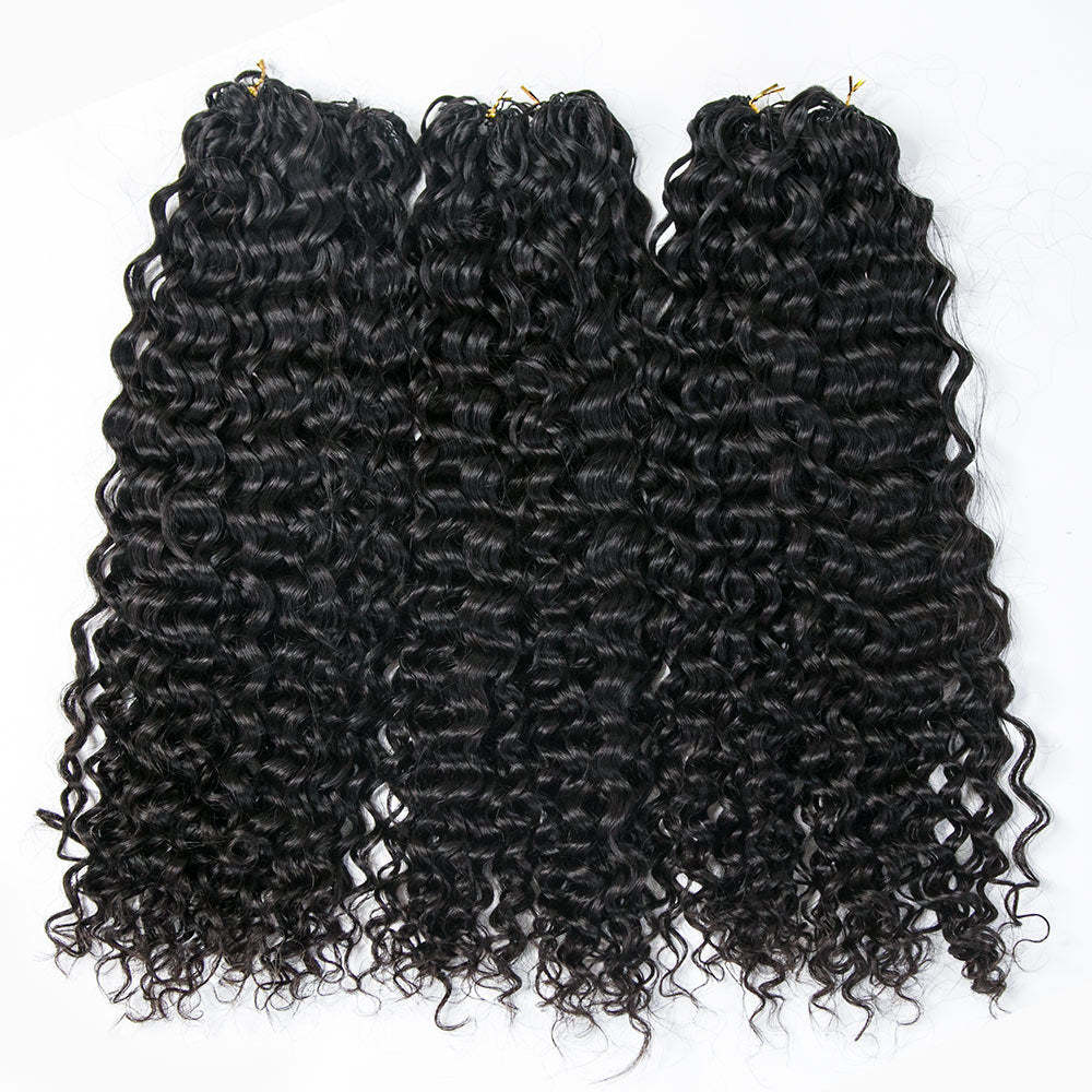 WIGARI Lightweight Water Wave Crochet Human Hair Extension