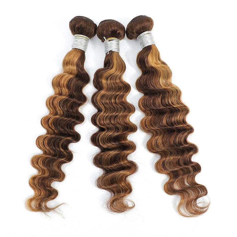 P4/27 Highlight Loose Deep Wave 3 Bundles