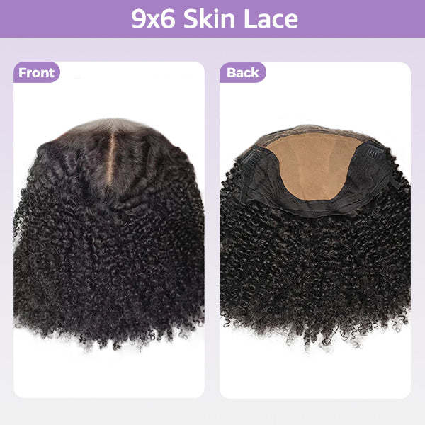 OQ Hair Kinky Curly Replaceable Zip Lace Tops For Block Wig