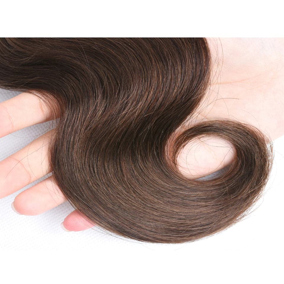  Chocolate Color Brown body wave 4 Bundles 100% Virgin Human Hair Extension