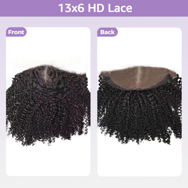 OQ Hair Kinky Curly Replaceable Zip Lace Tops For Block Wig