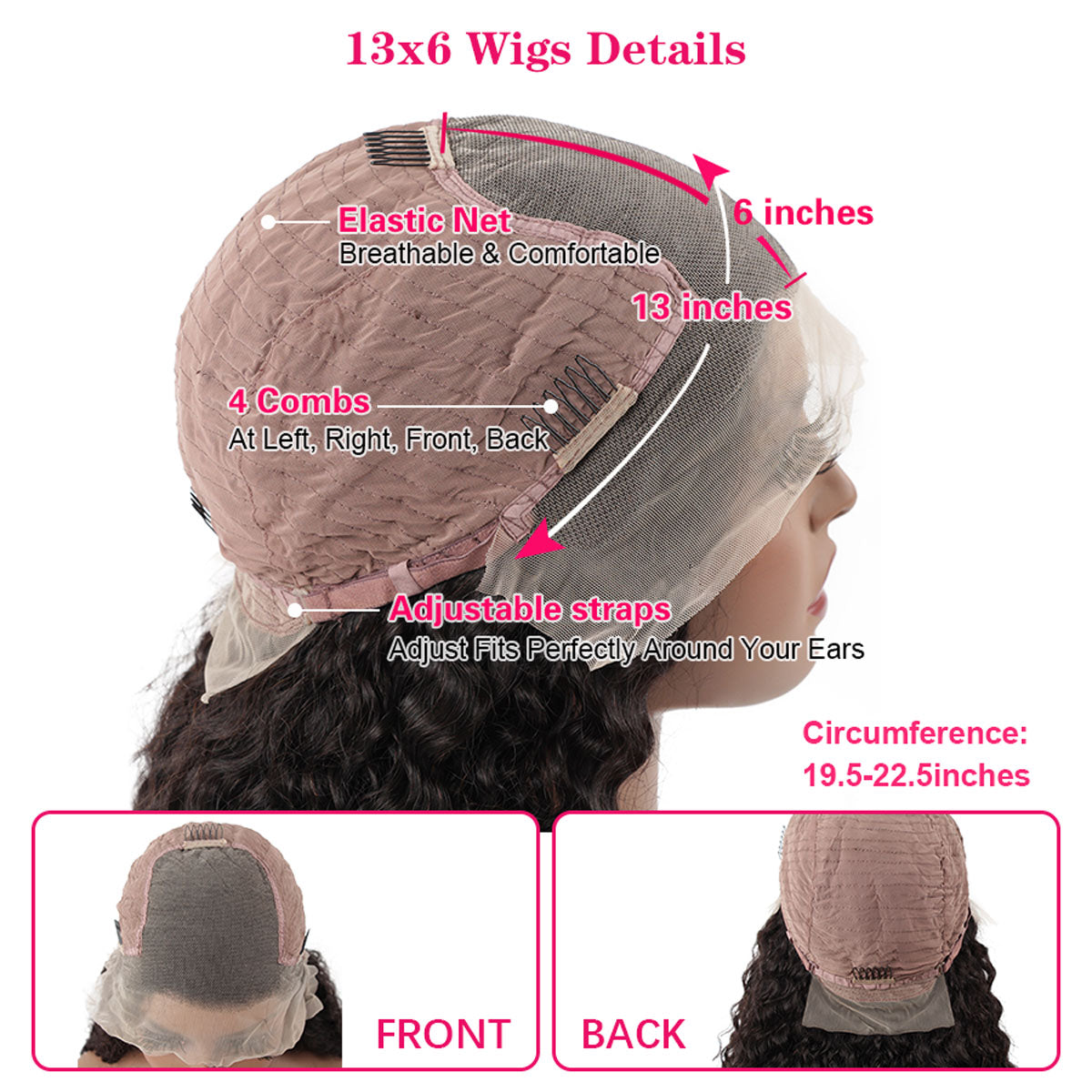 Short Bob Wigs Kinky Curly Human Hair 13x4 13x6 Lace Front Wigs Pre Plucked with Baby Hair Natural Black