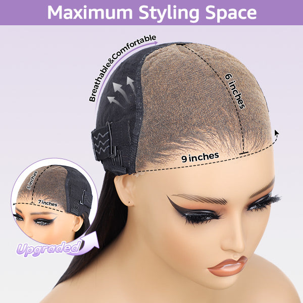  Afro Curly Wear Go Glueless Wig Pre-cut 7x5 HD Lace With Bleached Knots