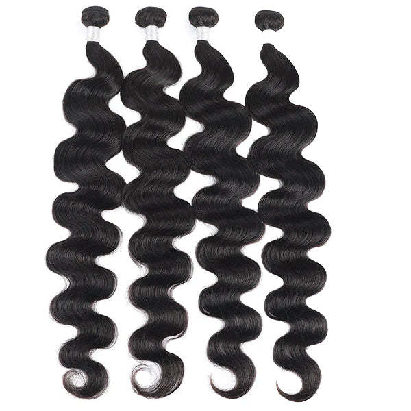 Peruvain Body Wave 4 Bundles Human Hair Extension 8-40 inches