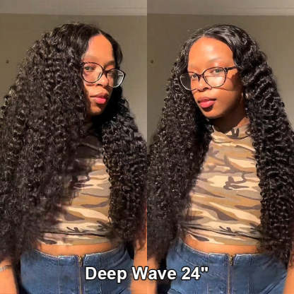  100% Glueless Wear Go Wig Pre-cut Lace Undetectable 7x5 HD Lace Wigs Preplucked with Natural Hairline Bleached Knots Human Hair Wigs