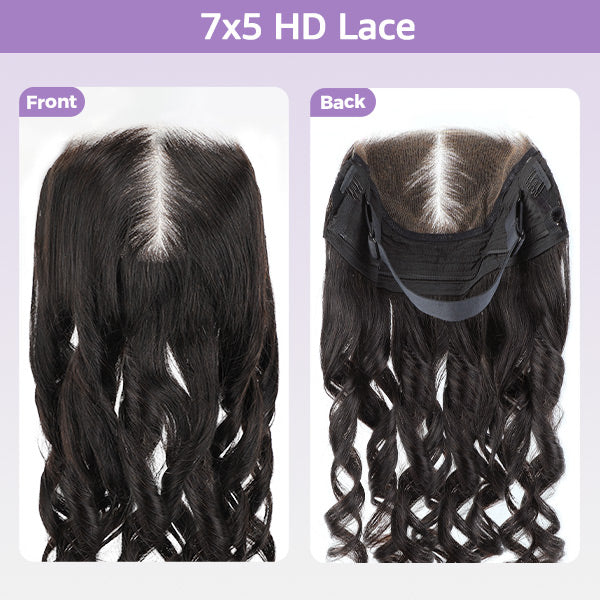 OQ Hair Body Wave Replaceable Zip Lace Tops For Block Wig