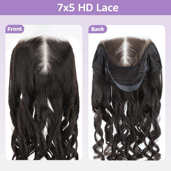 OQ Hair Body Wave Replaceable Zip Lace Tops For Block Wig
