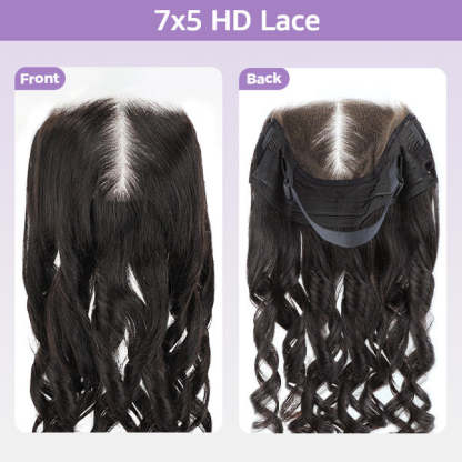 OQ Hair Body Wave Replaceable Zip Lace Tops For Block Wig