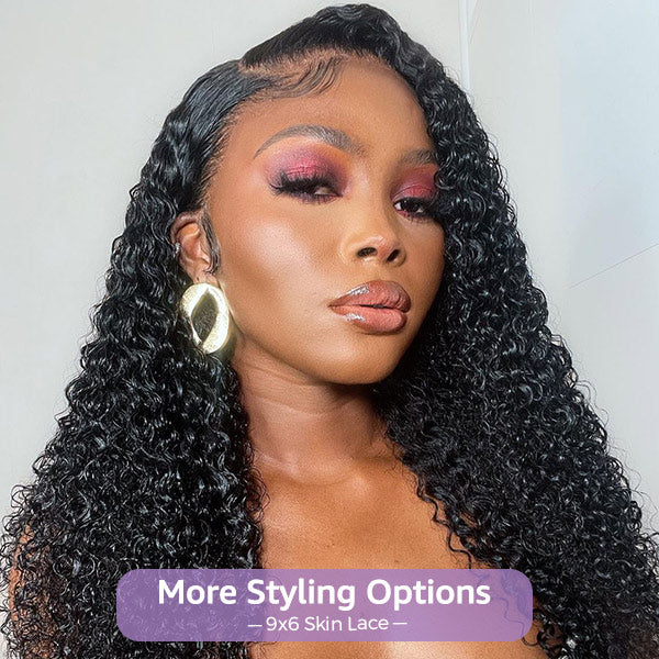 OQ Hair Kinky Curly Replaceable Zip Lace Tops For Block Wig