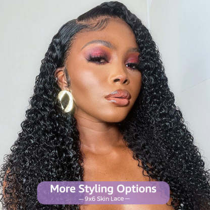OQ Hair Kinky Curly Replaceable Zip Lace Tops For Block Wig