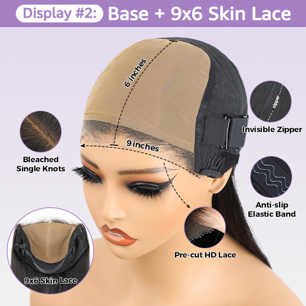 OQ Hair Kinky Curly Replaceable Zip Lace Tops For Block Wig