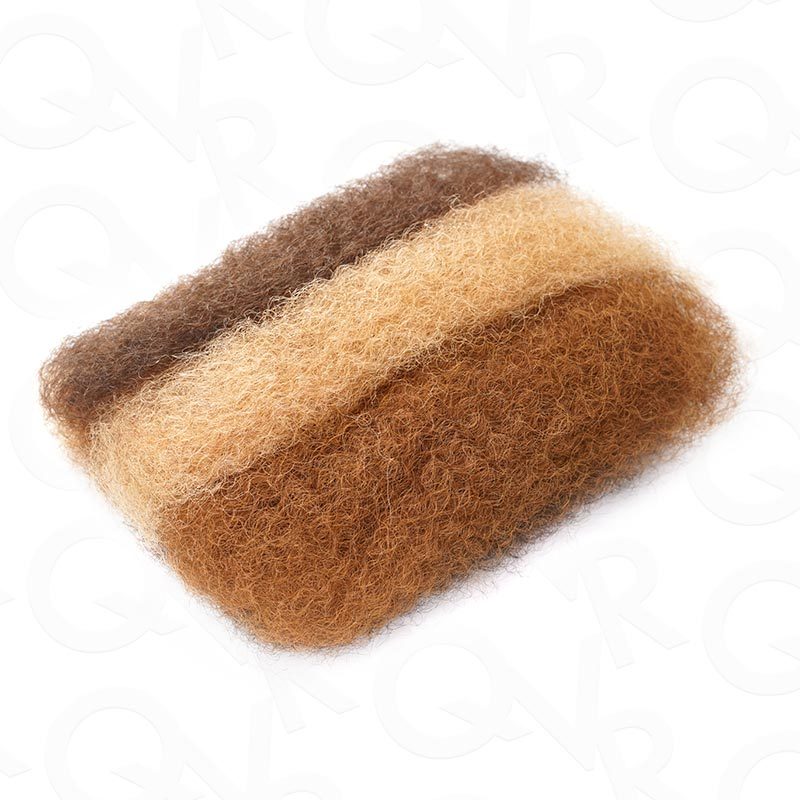 WIGARI Dark Brown Afro kinky Bulk Hair Extensions For Braiding Dreadlock Human Hair