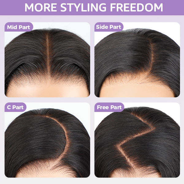  M-Cap Kinky Curly Wear Go Wigs Bleached Knots Pre Cut 9x6 HD Lace Glueless Human Hair Wigs For Women