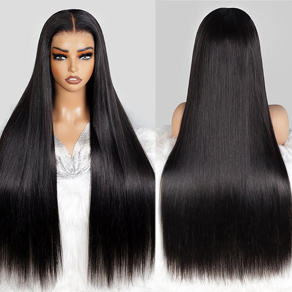 Lolly 30 inch 13x4 HD Full Lace Front Wigs Upgrade Frontal Drawstring Wig Pre Plucked Pre Bleached Knots Glueless Human Hair Wigs Flash Sale