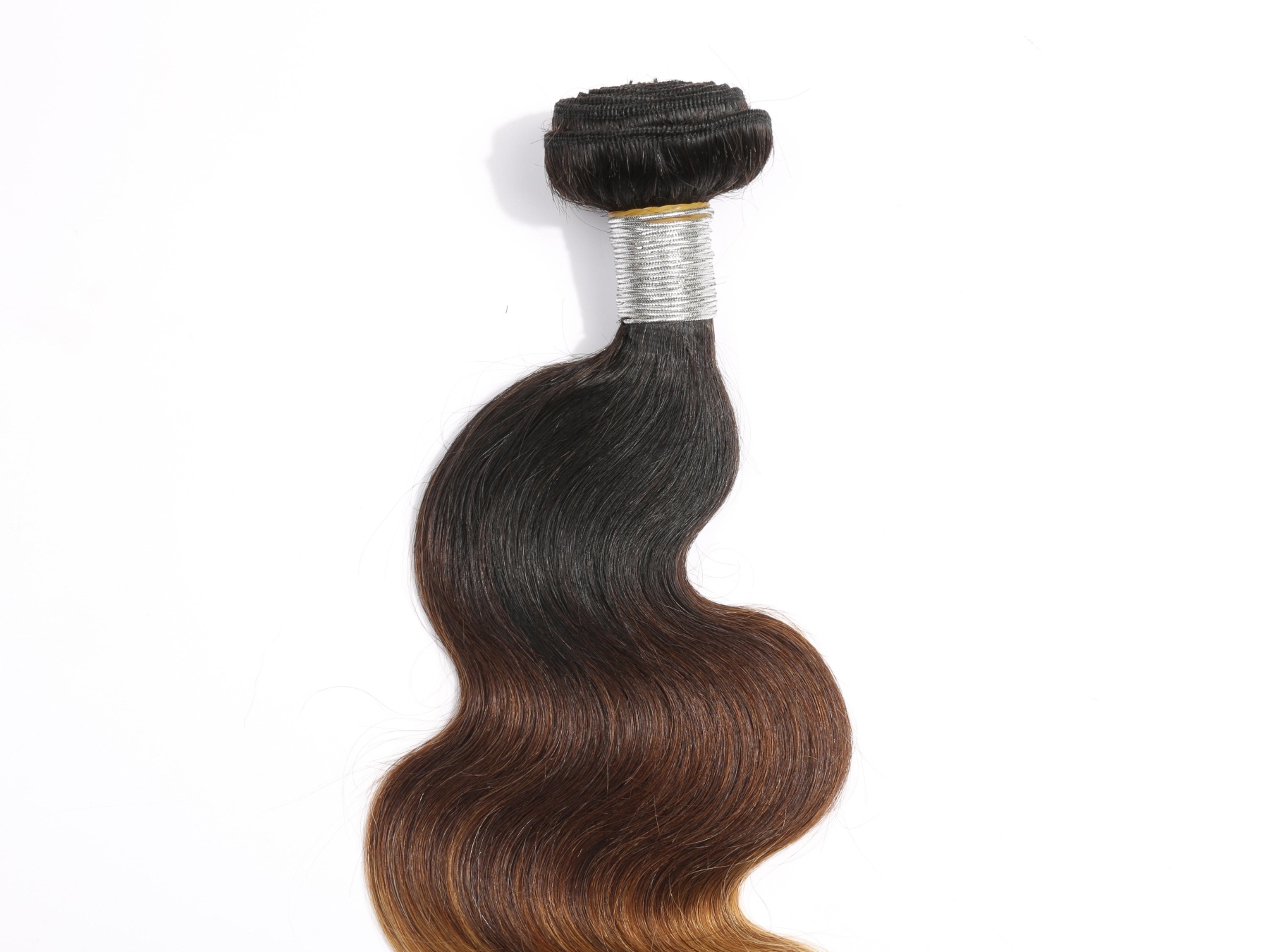  Hair 2 Bundles Ombre 1b/4/27 Color Body Wave Virgin Human Hair Extension