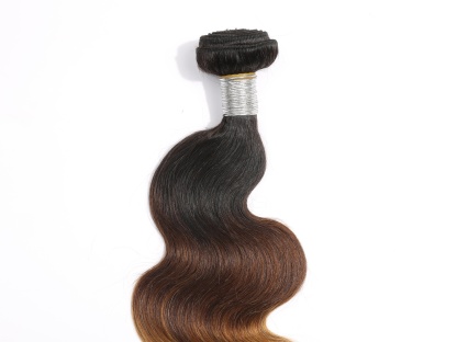  Hair 2 Bundles Ombre 1b/4/27 Color Body Wave Virgin Human Hair Extension