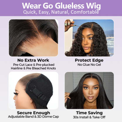 Wholesale Package | 7x5 Pre Cut HD Lace Wear Go Glueless Wigs Bleached Knots Beginner Friendly