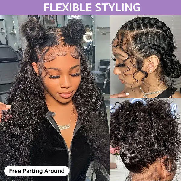 Wigari Afro Curly Hair Invisi-Drawstring 360 Lace Glueless Wig Beginner Friendly