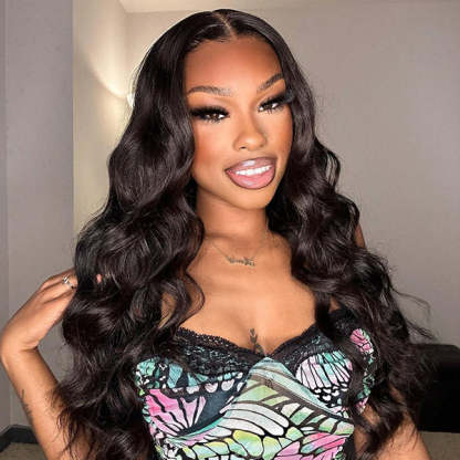  Body Wave Wear Go Glueless Wigs Pre Cut 7x5 HD Lace Human Hair Wigs With Baby Hair