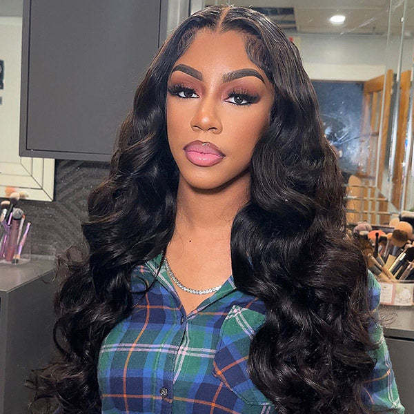  Body Wave Wear Go Glueless Wigs Pre Cut 7x5 HD Lace Human Hair Wigs With Baby Hair