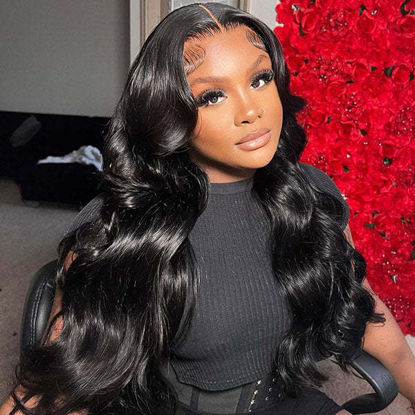 24h Shipping | Body Wave Wear&Go 7x5 Pre Cut HD Lace Closure Glueless Wig Beginner Friendly Bleached Knots
