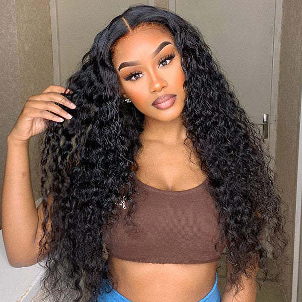 USA Warehouse Clearance | Water Wave Pre-cut 9x6 HD Lace Wear&Go Glueless Wig Pre Plucked