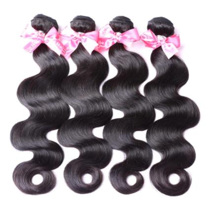 (B1)  Indian Body Wave 4 Bundles Virgin Human Hair Extension