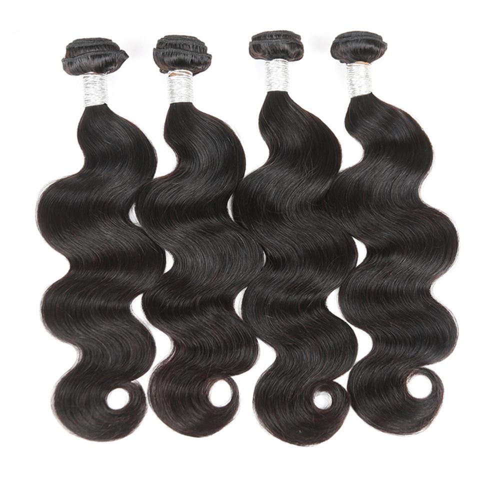 Peruvain Body Wave 4 Bundles Human Hair Extension 8-40 inches