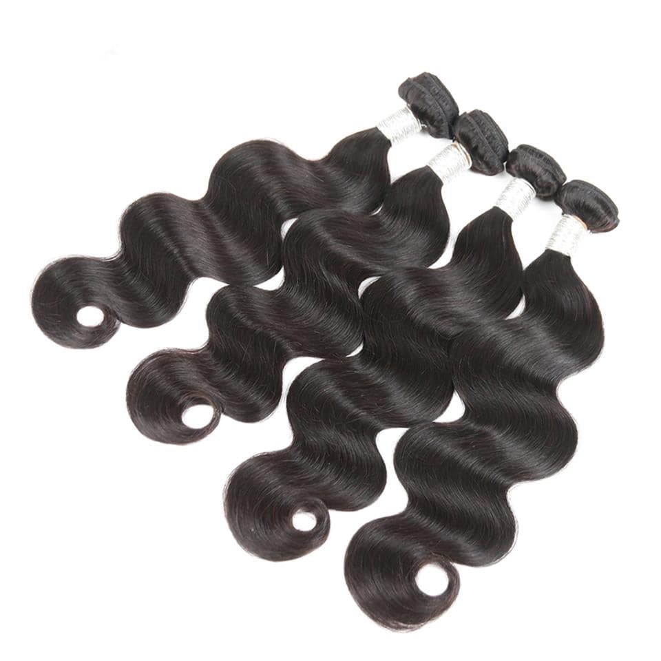 Peruvain Body Wave 4 Bundles Human Hair Extension 8-40 inches