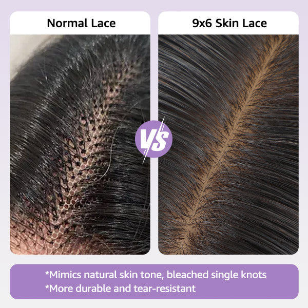 24h Shipping | Wigari Block Wig Straight Hair Bleached Knots Wig With Optional Replaceable Zip Lace Tops