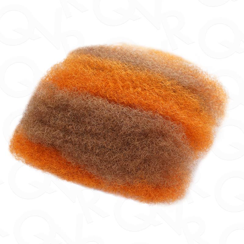 WIGARI 3 In 1 Afro Kinky Bulk Three Colors #32/16/613 Human Hair For Braiding Dreadlock Hair