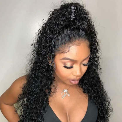 360 Lace Front Wigs Water Wave Human Hair Wigs Best Wigs for Ponytail