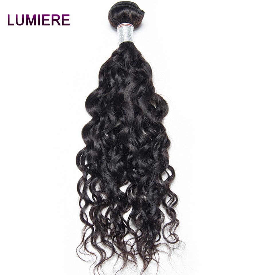  Indian Water Wave Virgin Hair 3 Bundles Human Hair Extension 8-40 inches