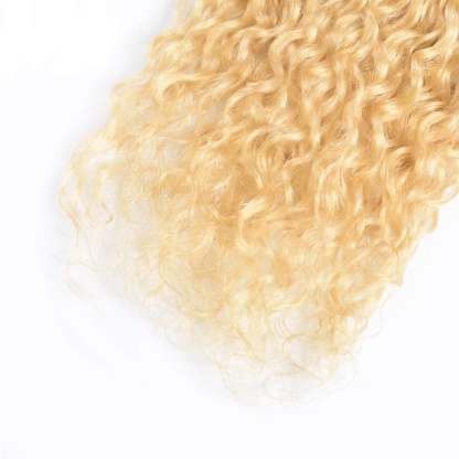  613 Blonde Deep Wave 3 Bundles human hair