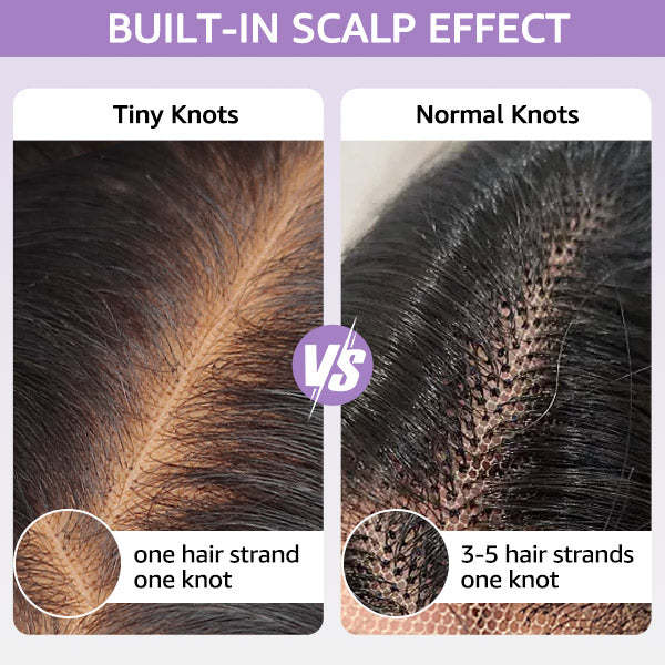  M-Cap Kinky Curly Wear Go Wigs Bleached Knots Pre Cut 9x6 HD Lace Glueless Human Hair Wigs For Women