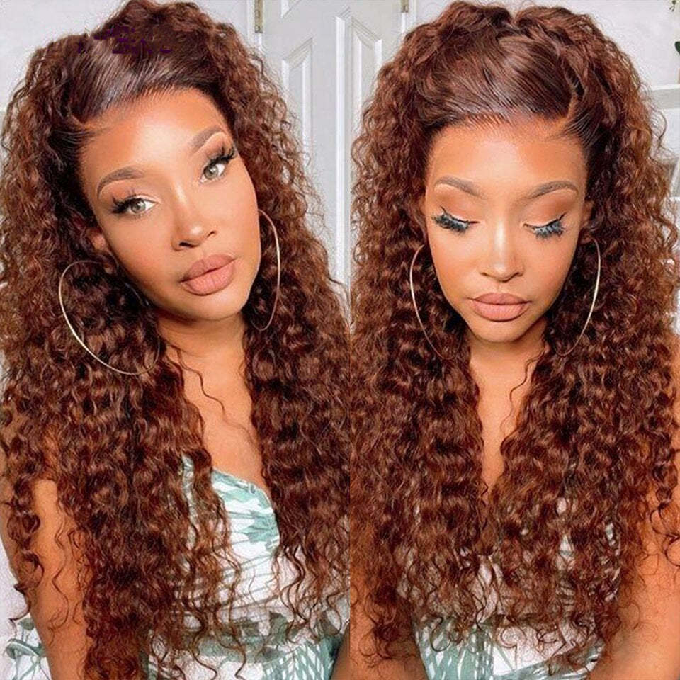#33 water Wave 3 Bundles Human Hair
