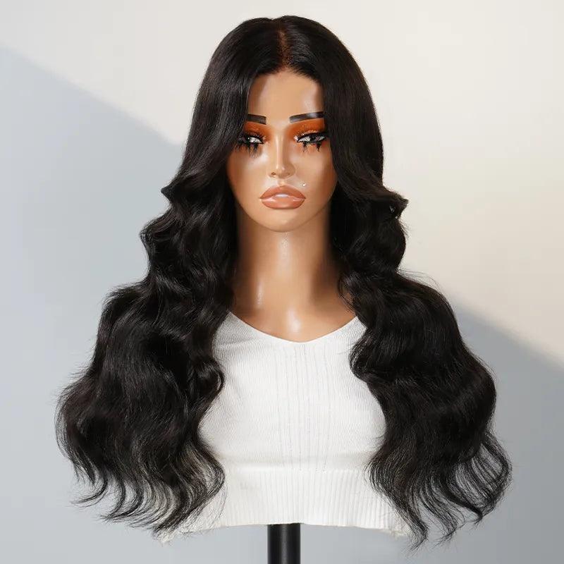 9x6 Layer Glueless Wig With Bangs Body Wave