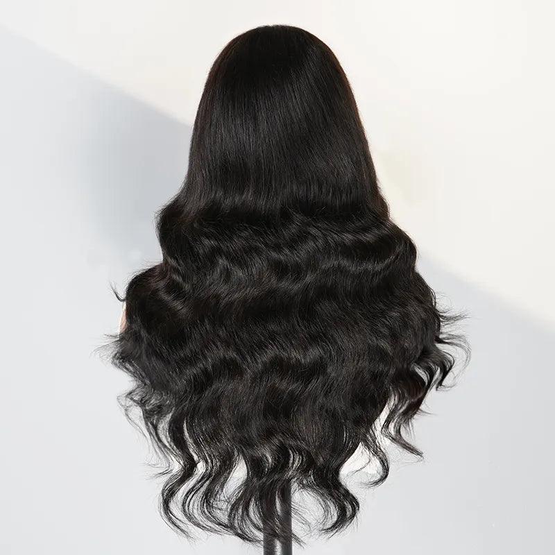 9x6 Layer Glueless Wig With Bangs Body Wave